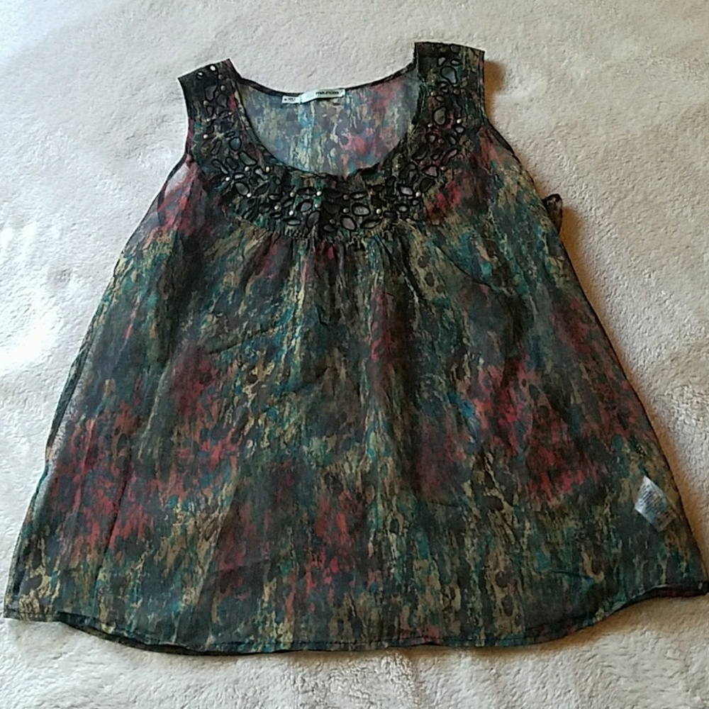 Sheer Flowy Maurices Top